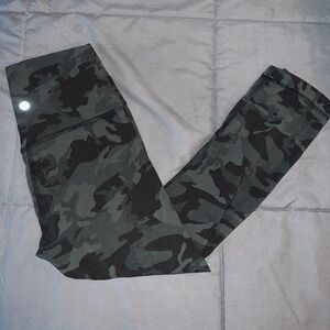 Lululemon Camo Green align leggings